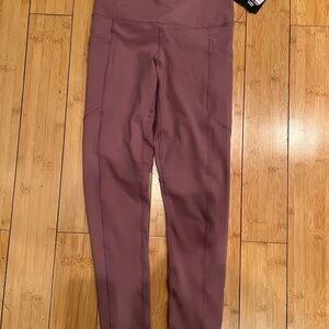 90 Degree By Reflex Mauve High-Waisted Leggings